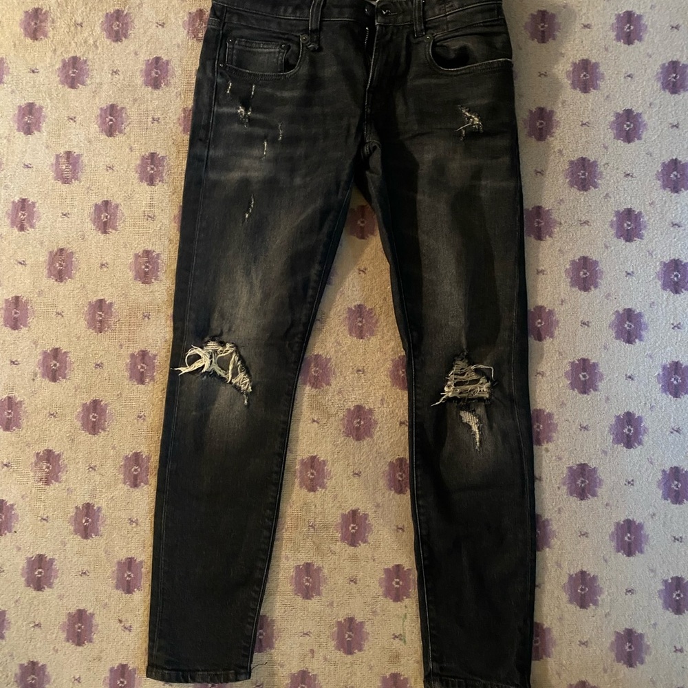 R13 RARE boy skinny with rips
